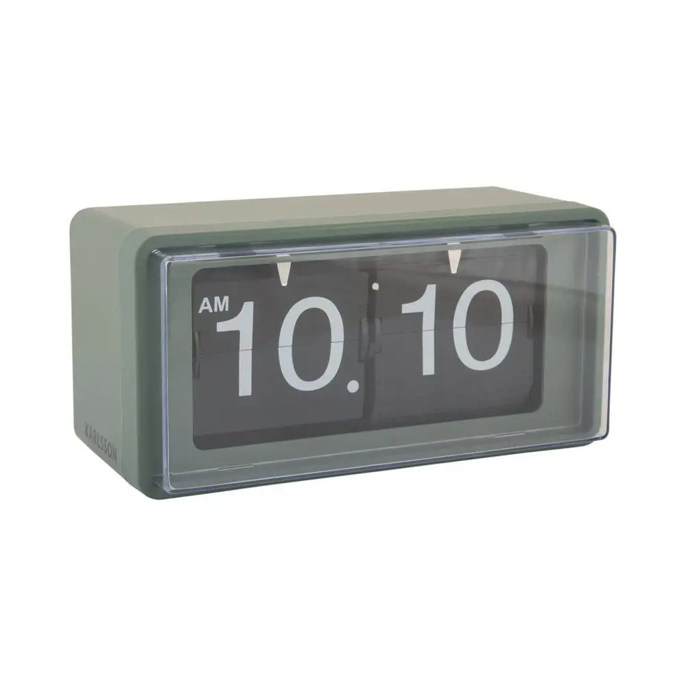 Present Time Karlsson Retro Boxed Flip Table or Wall Clock